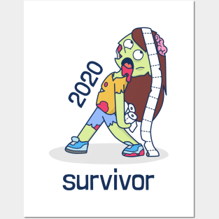 I survived 2020 T-Shirt Posters and Art